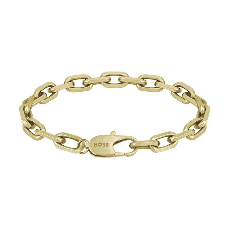 Bracelet BOSS acier doré - vue 1