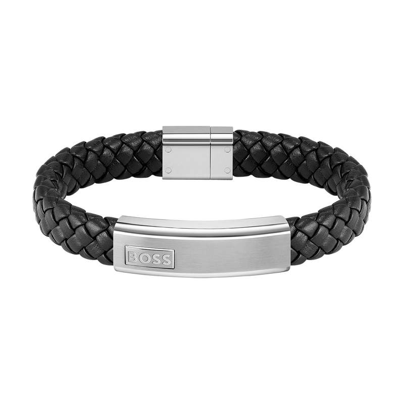 Bracelet BOSS acier noir - vue 1
