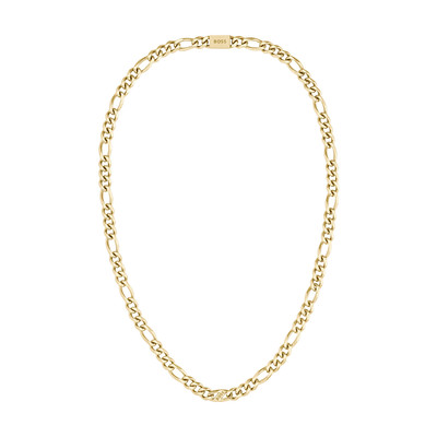 Collier BOSS acier doré - vue 1