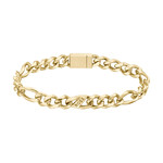 Bracelet BOSS acier doré 19 cm - vue 1