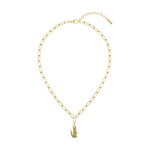 Collier LACOSTE acier doré - vue 1