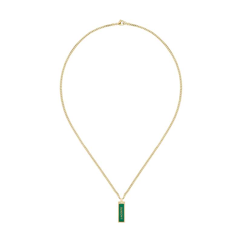 Collier LACOSTE acier doré - vue 1