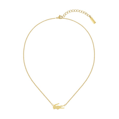Collier LACOSTE acier doré