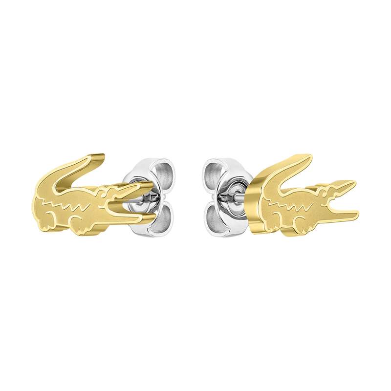 Boucles d'oreilles LACOSTE acier doré - vue 1