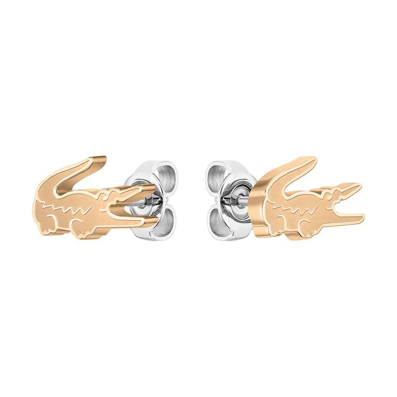 Boucles d'oreilles LACOSTE acier doré - vue 1