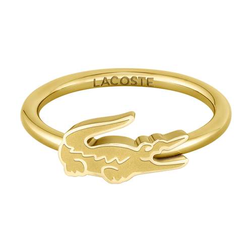 Bague LACOSTE acier doré