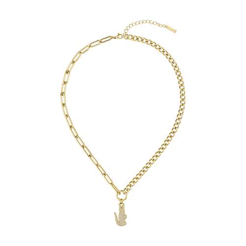 Collier LACOSTE acier doré
