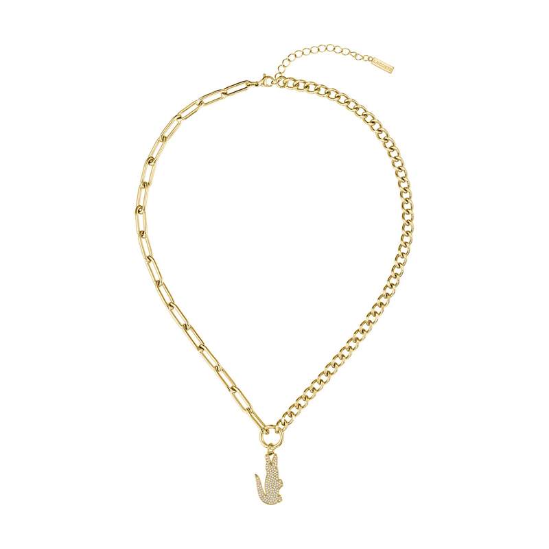 Collier LACOSTE acier doré - vue 1