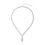 Collier LACOSTE acier - vue 1