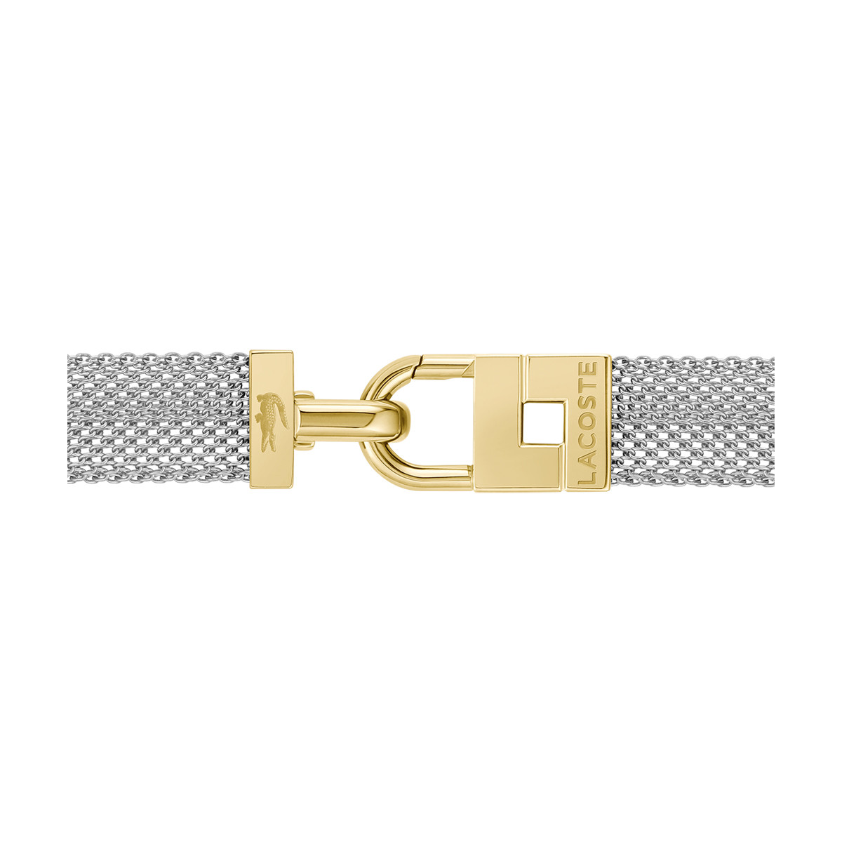 Bracelet LACOSTE acier doré - vue D1