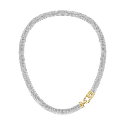 Collier LACOSTE acier doré