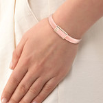 Bracelet LACOSTE acier - vue porté 1