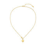 Collier LACOSTE acier doré - vue 1