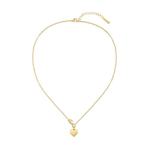 Collier LACOSTE acier doré