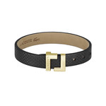Bracelet LACOSTE cuir doré - vue 1