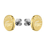 Boucles d'oreilles LACOSTE acier doré - vue 1