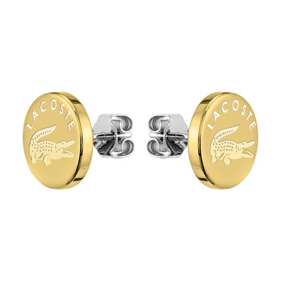 Boucles d'oreilles LACOSTE acier doré - vue 1