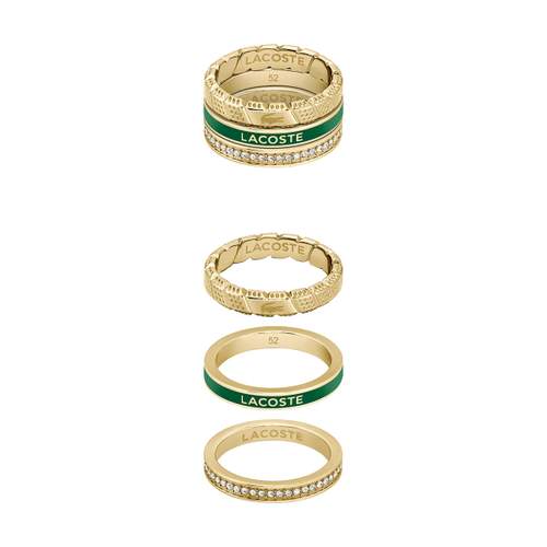 Bague LACOSTE acier bicolore