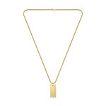 Collier LACOSTE acier doré - vue 1