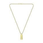 Collier LACOSTE acier doré - vue 2