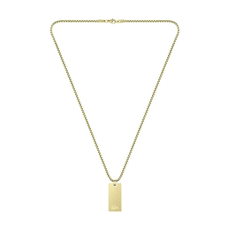 Collier LACOSTE acier doré - vue 2