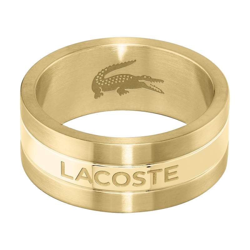 Bague LACOSTE acier doré - vue 1