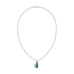 Collier LACOSTE acier - vue 1