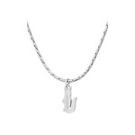 Collier LACOSTE acier - vue D2