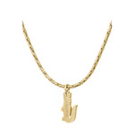 Collier LACOSTE acier - vue D2