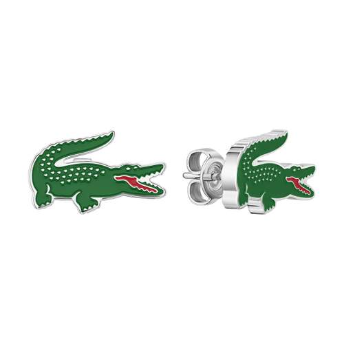 Boucles d'oreilles LACOSTE acier