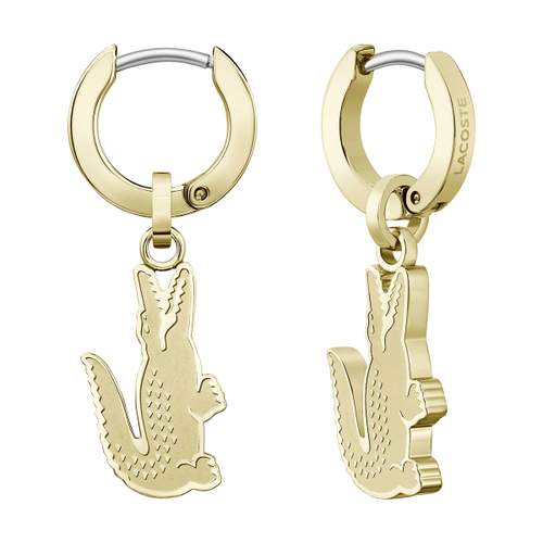 Boucles d'oreilles LACOSTE acier