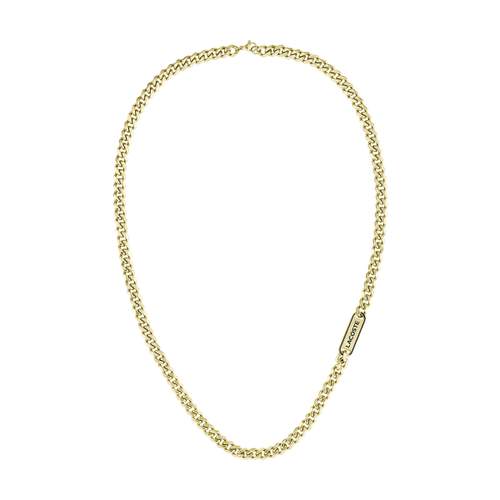 Collier LACOSTE acier doré
