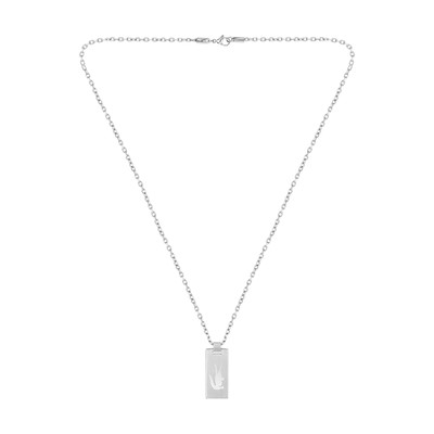 Collier LACOSTE acier - vue 1