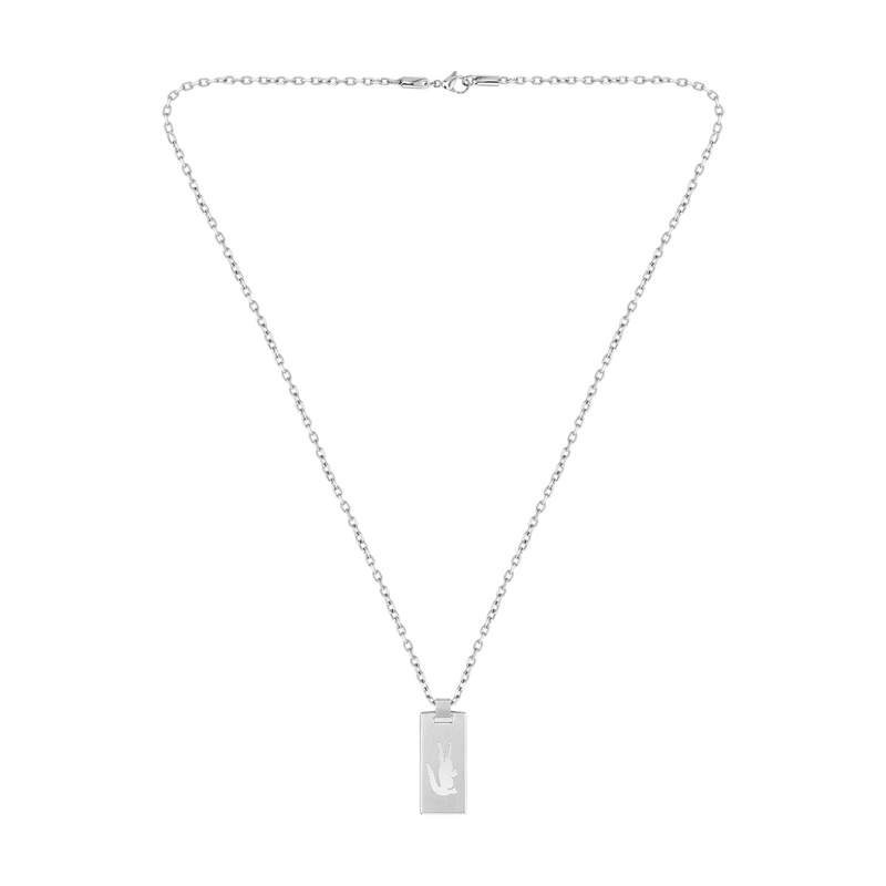 Collier LACOSTE acier - vue 1
