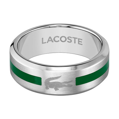 Bague LACOSTE  acier bicolore