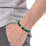 Bracelet LACOSTE acier - vue porté 1