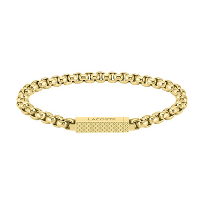 17,5 cm verguld stalen armband LACOSTE
