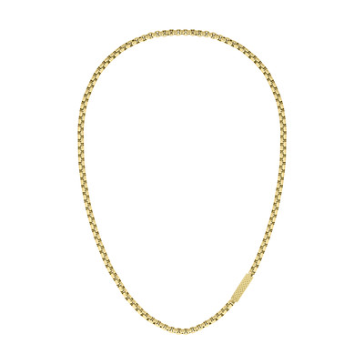 Collier LACOSTE acier doré