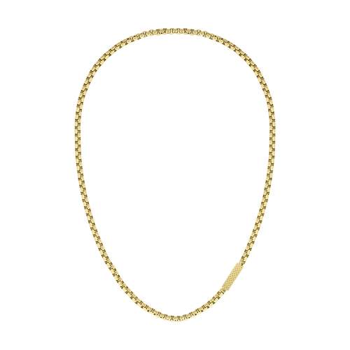 Collier LACOSTE acier doré