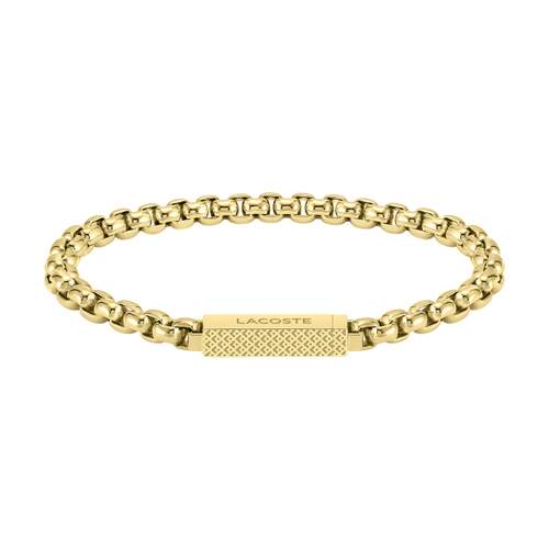 Bracelet LACOSTE doré 19 cm