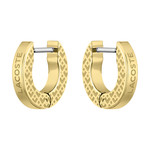 Boucles d'oreilles LACOSTE acier doré - vue 1