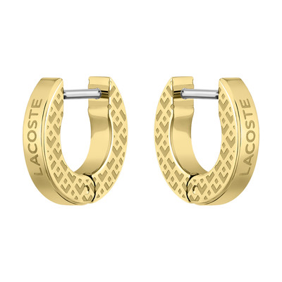Boucles d'oreilles LACOSTE acier doré - vue 1