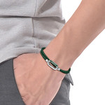 LACOSTE steel bracelet - view worn 1