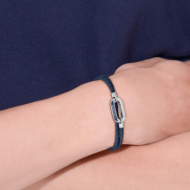 Bracelet LACOSTE acier 19 cm - vue porté 1