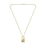 Collier LACOSTE acier doré - vue 2