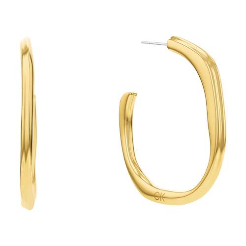 Boucles d'oreilles CALVIN KLEIN acier doré