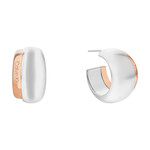 Boucles d'oreilles CALVIN KLEIN acier doré - vue 1