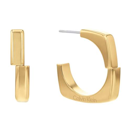 Boucles d'oreilles CALVIN KLEIN acier doré