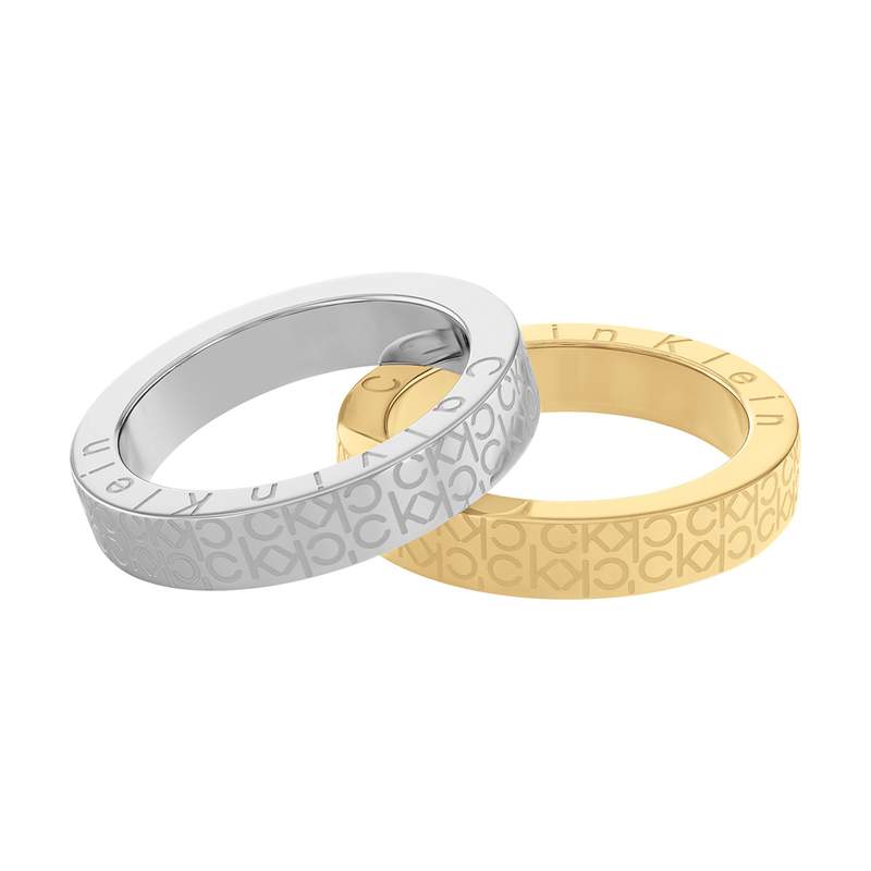 Bague CALVIN KLEIN acier bicolore - vue 1