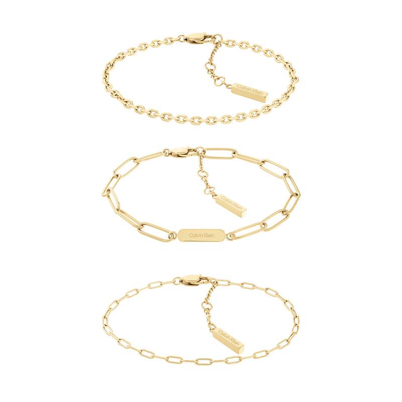 Bracelet CALVIN KLEIN acier doré - vue 1